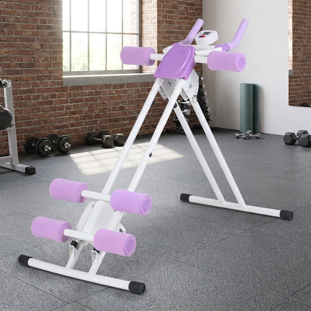 Airfind Heavy-Duty Squat Rack for Home Gym with Adjustable J-Hooks and Pull-Up Bar and Dip Station and Safety Bars on a Steel Frame for Strength Training, White