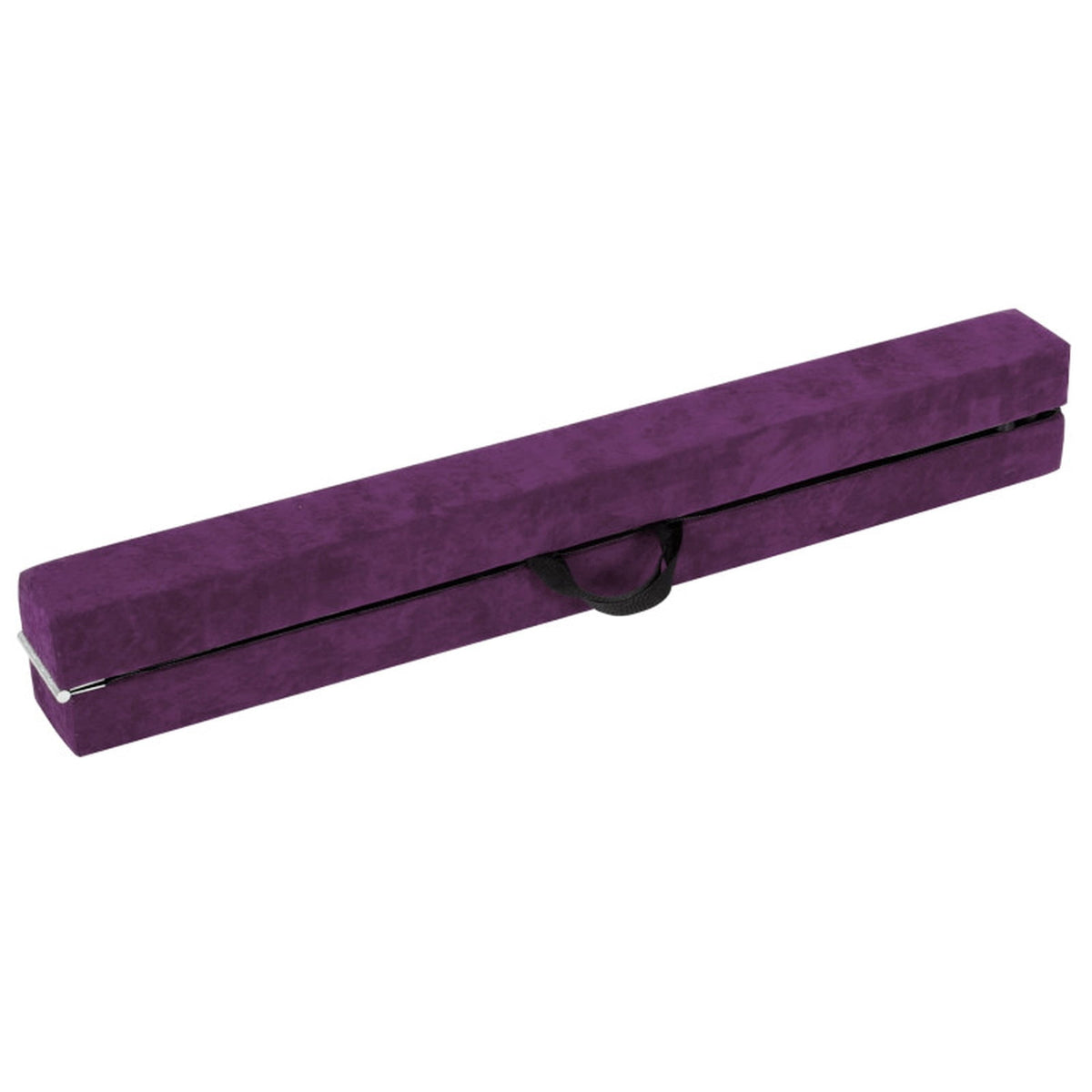 Airfind 9 ft Folding Gymnastics Balance Beam with Suede Cover, Pine Wood Core and Non-Slip Mat, Purple