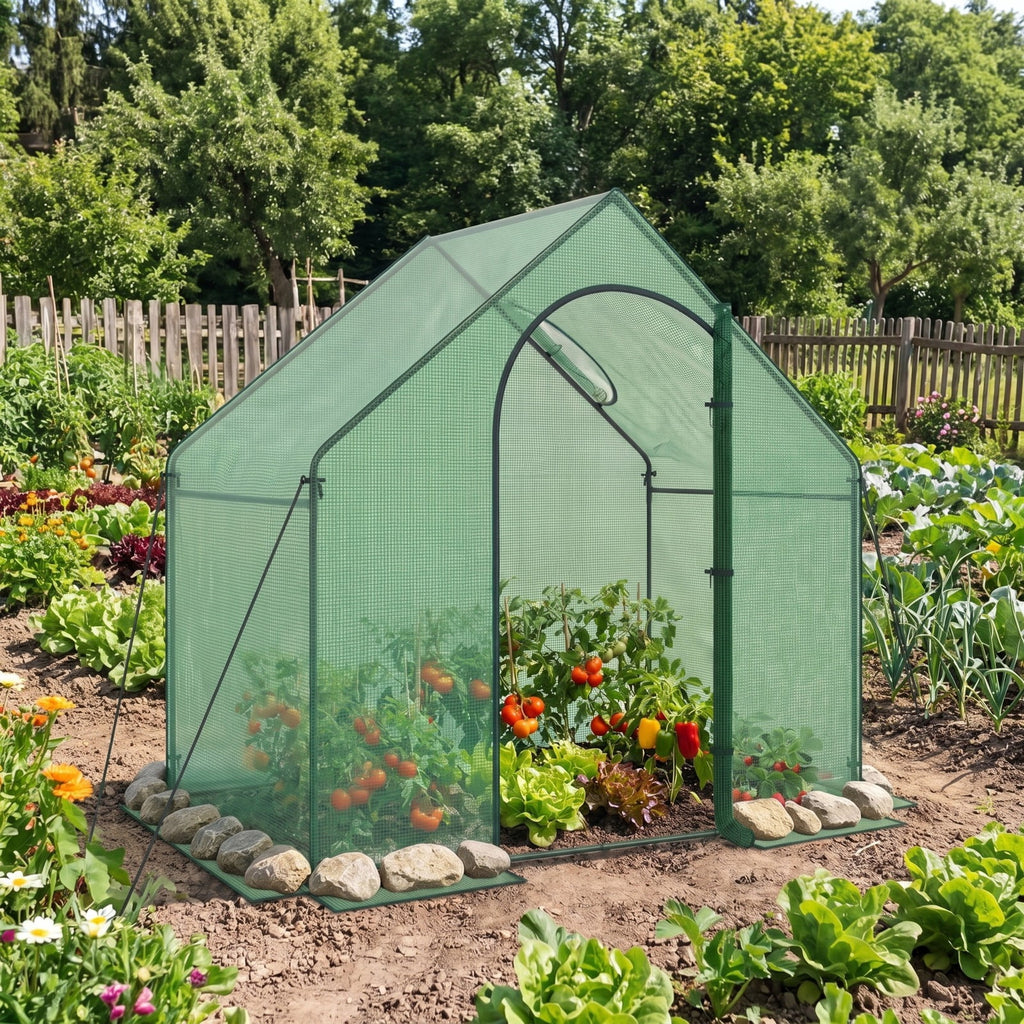 Airfind Portable Outdoor Warm House with PE Cover and Roll, up Zippered Door, The PE cover is wear, resistant and tear, proof built to last