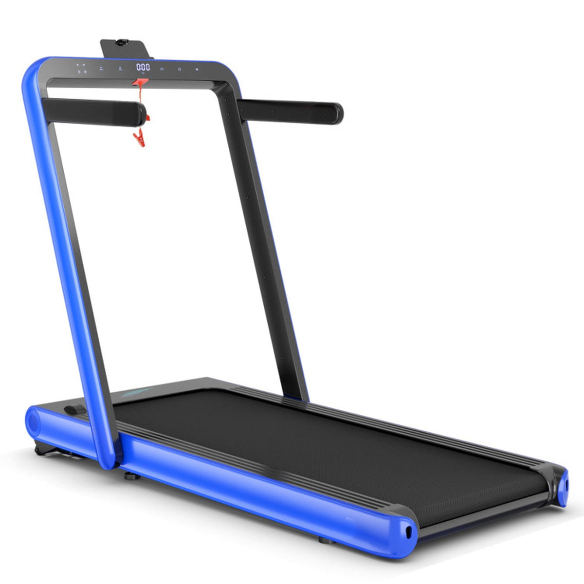 Airfind 4.75HP Walking Pad Treadmill for home with LED display and remote control plus 7-layer anti-slip belt for under desk walking, Navy