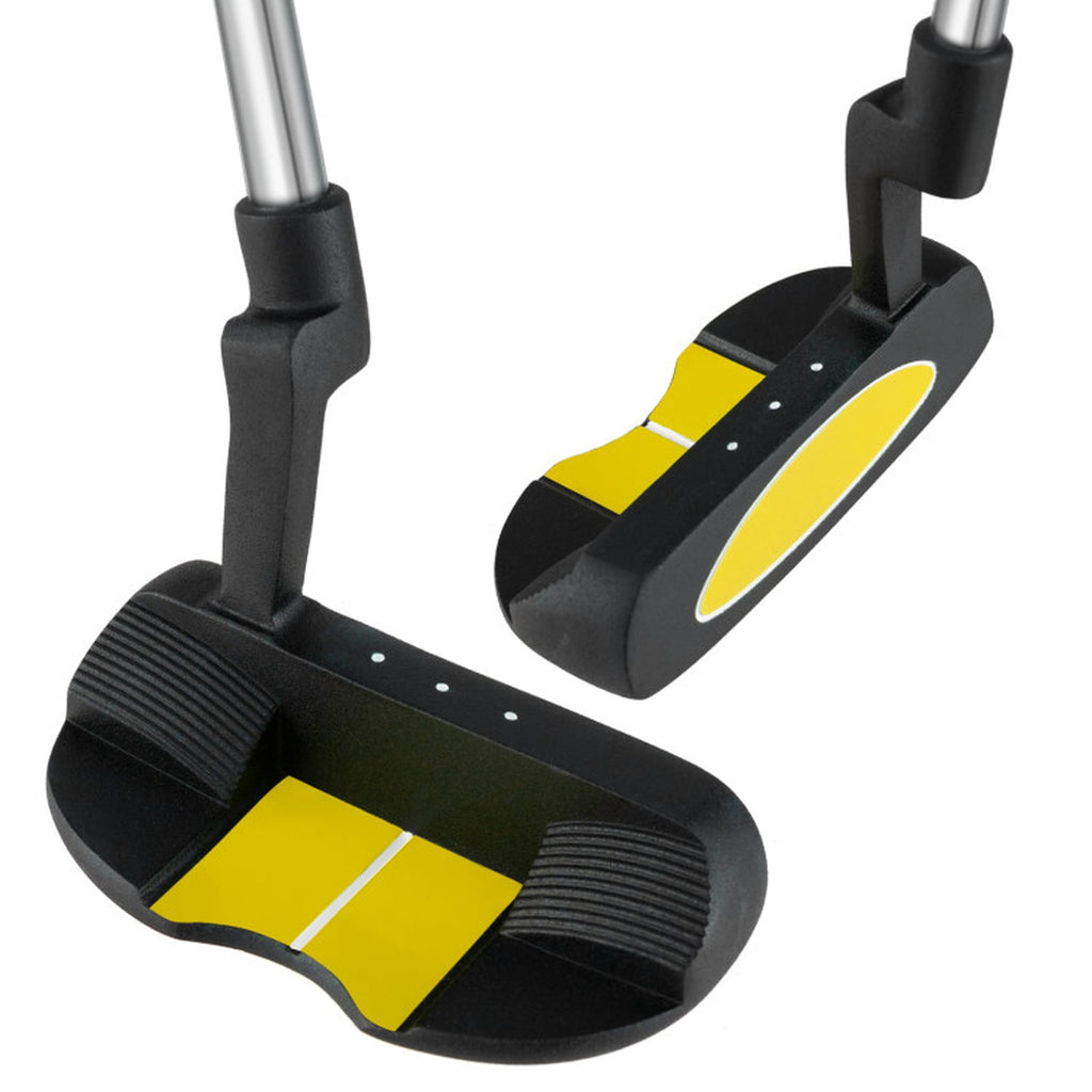 Airfind Junior Complete Golf Club Set for Ages 8-10 with 5-Piece Fiberglass Shafts and TPR Grip Handles Plus a Stand Bag to Give Young Players a Full Golf Club Set, Yellow