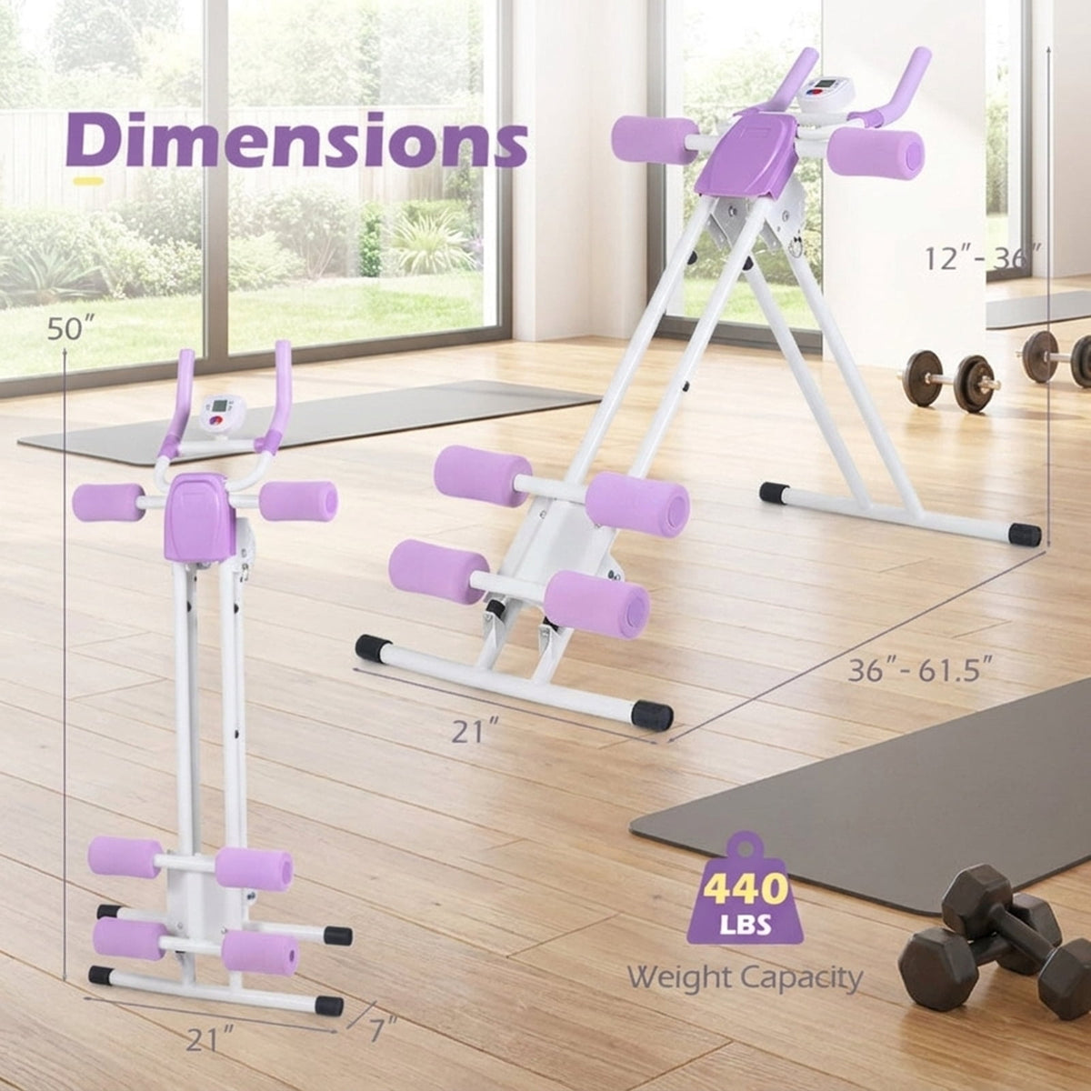 Airfind Heavy-Duty Squat Rack for Home Gym with Adjustable J-Hooks and Pull-Up Bar and Dip Station and Safety Bars on a Steel Frame for Strength Training, White