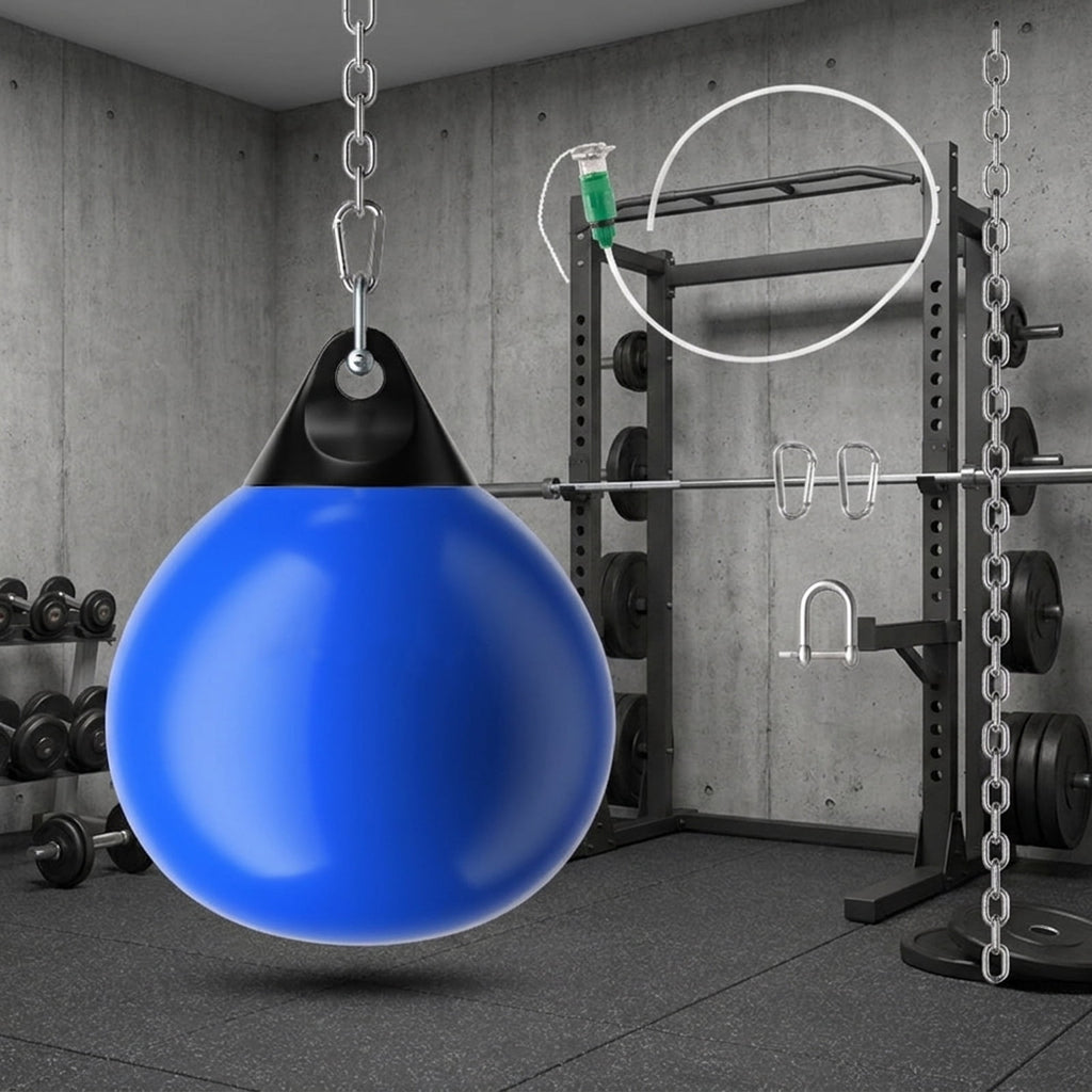 Airfind Freestanding Punching Bag for Adults with Strong Suction Base and Adjustable Height 47 to 63 Inch and Spring Stand and Boxing Gloves for Home Training, Blue