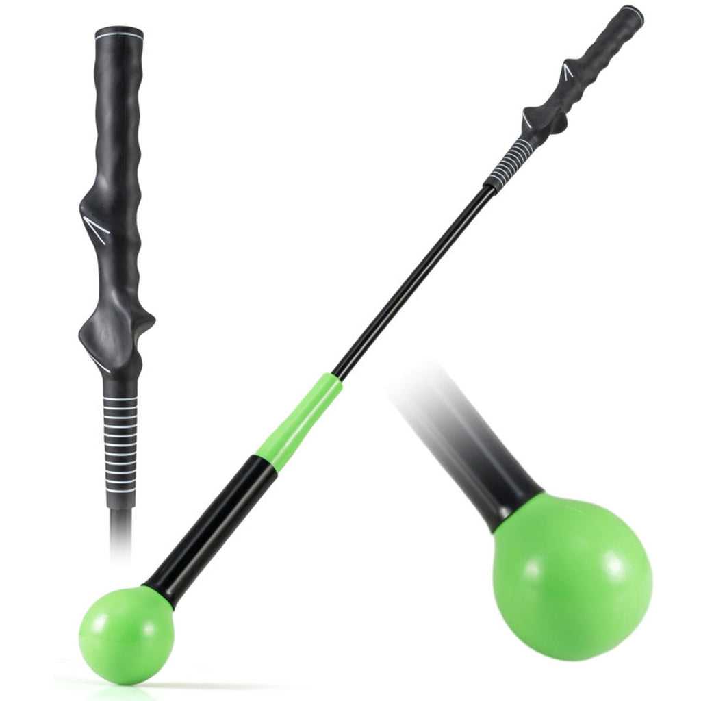 Airfind Indoor Golf Putting Green Mat with Auto Ball Return System, Alignment Guides, 2 Holes and Regulation Size Surface, Green