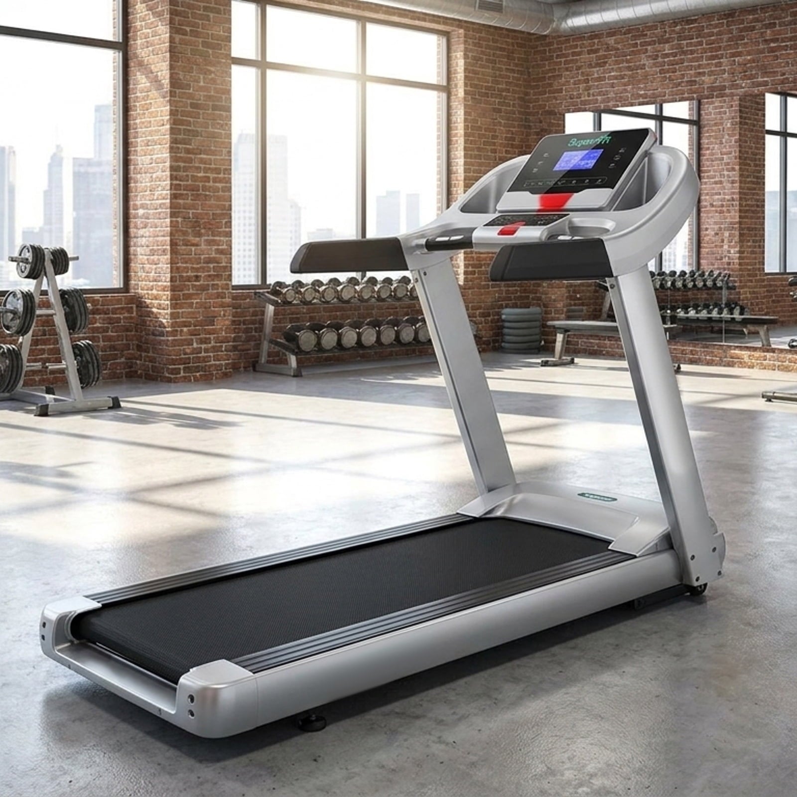 Airfind 4.75HP 2-in-1 Walk-to-Run Folding Treadmill with APP Sync, Silver