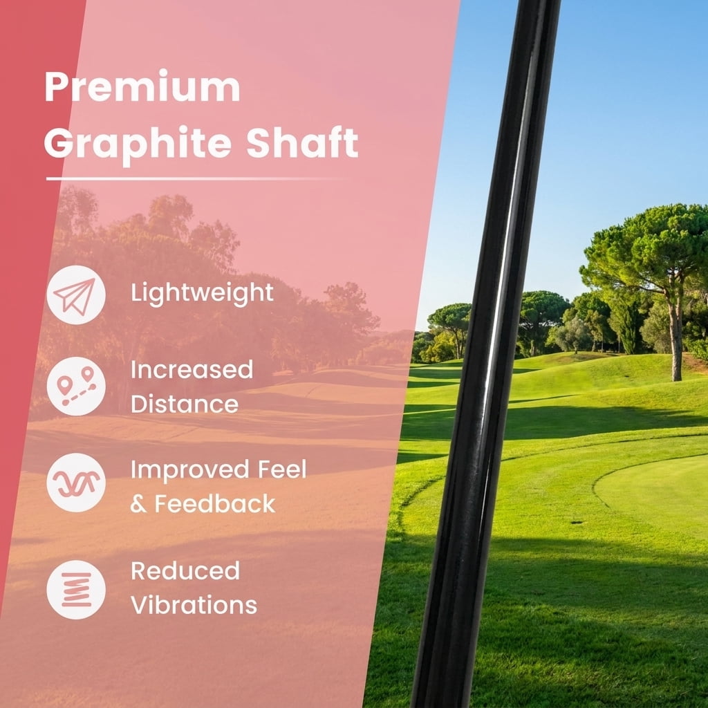 Airfind 460CC Driver for Women with Graphite Shaft, 12¡ã Loft and Anti-Slip Rubber Grip