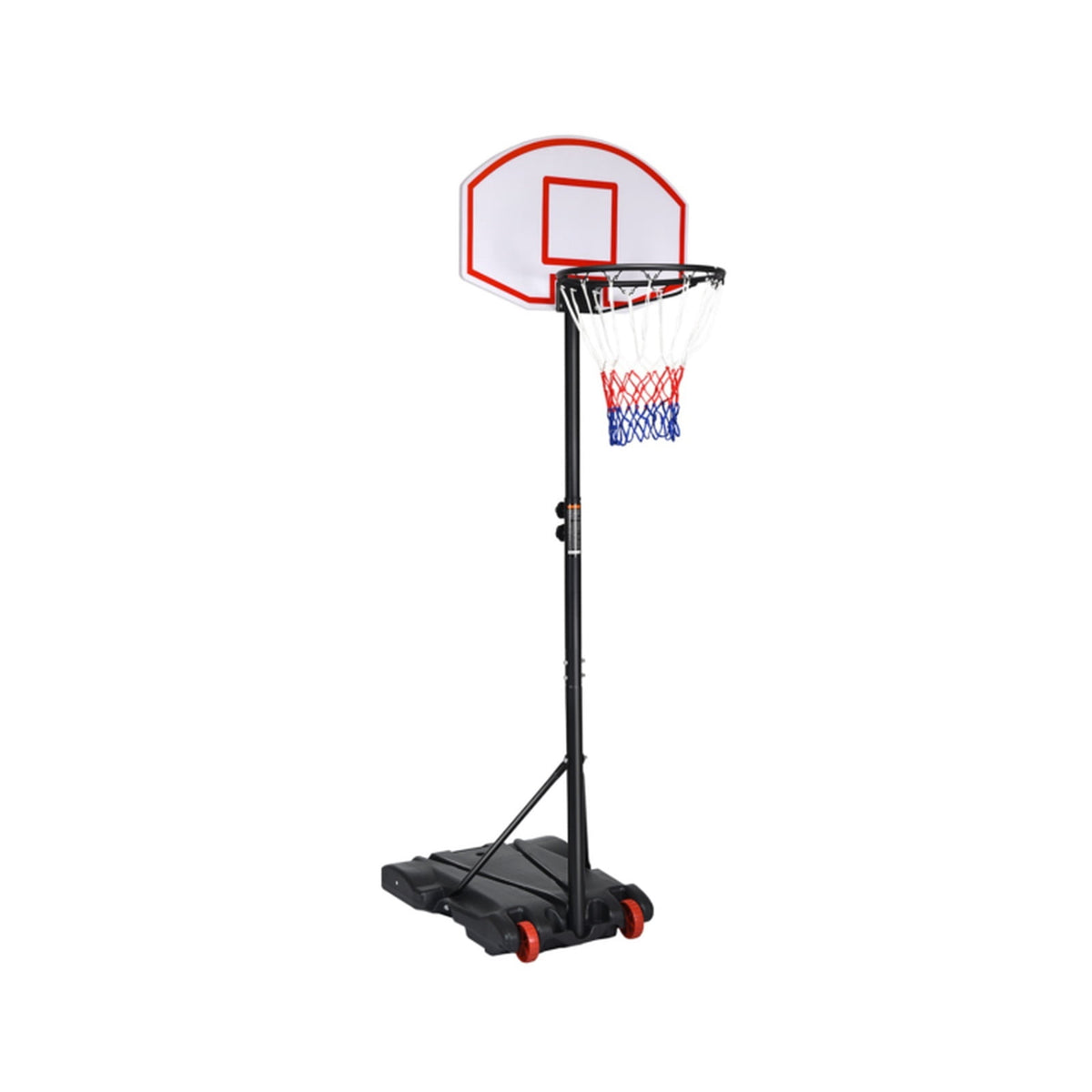 Airfind Portable Basketball Hoop with Adjustable Height and Stabilizing Weighted Base for Driveway and Outdoor Family Play, Black