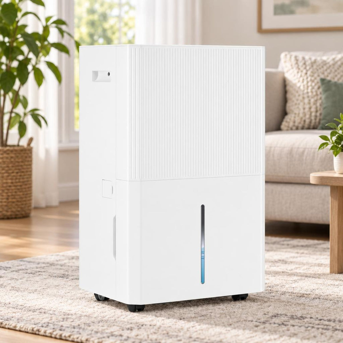 Airfind 3 Modes Dehumidifier with Drain Hose and LED Display for 6500 Sq. Ft. Home, ABS Copper, 15 Inch x 11 Inch x 24 Inch (L x W x H) Rated, Unspecified