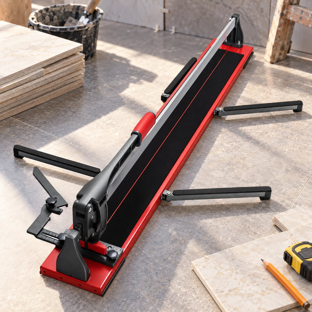 Airfind 48 Inch Manual Tile Cutter Porcelain Cutter Machine, Iron plastic tungsten carbide Frame, 56.5 x 9 x 9 Footprint, As the picture shows
