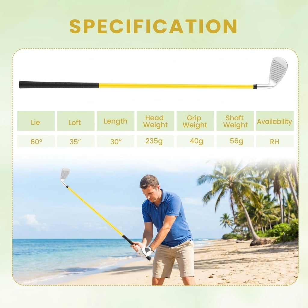 Airfind Right Handed Golf Club Set for Adults 11 Pieces with Titanium Driver, Stainless Irons, Putter and Premium Bag, Yellow