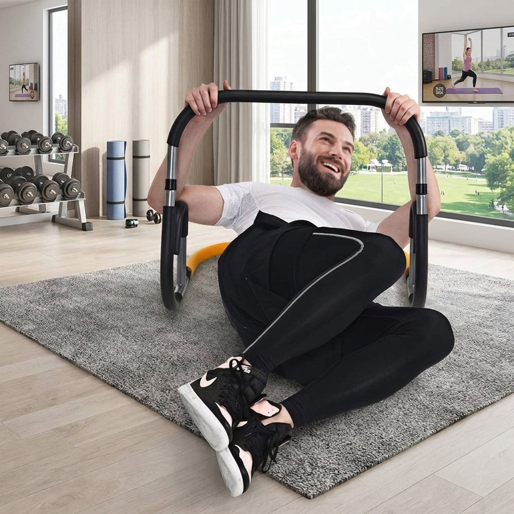 Airfind Portable Core Trainer for Home Ab Workouts, Black
