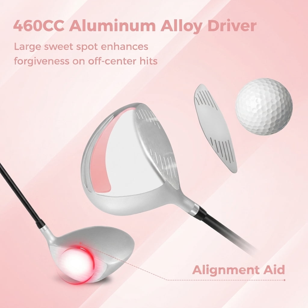 Airfind 460CC Driver for Women with Graphite Shaft, 12¡ã Loft and Anti-Slip Rubber Grip