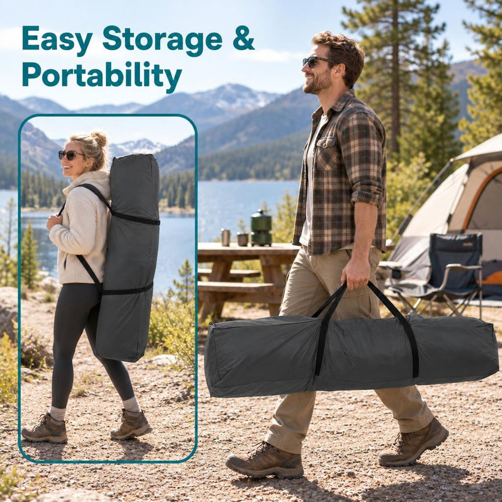 Airfind 10 Person Instant Cabin Camping Tent with Rainfly 13 ft x 9 ft Portable Large Family Tent, Coffee