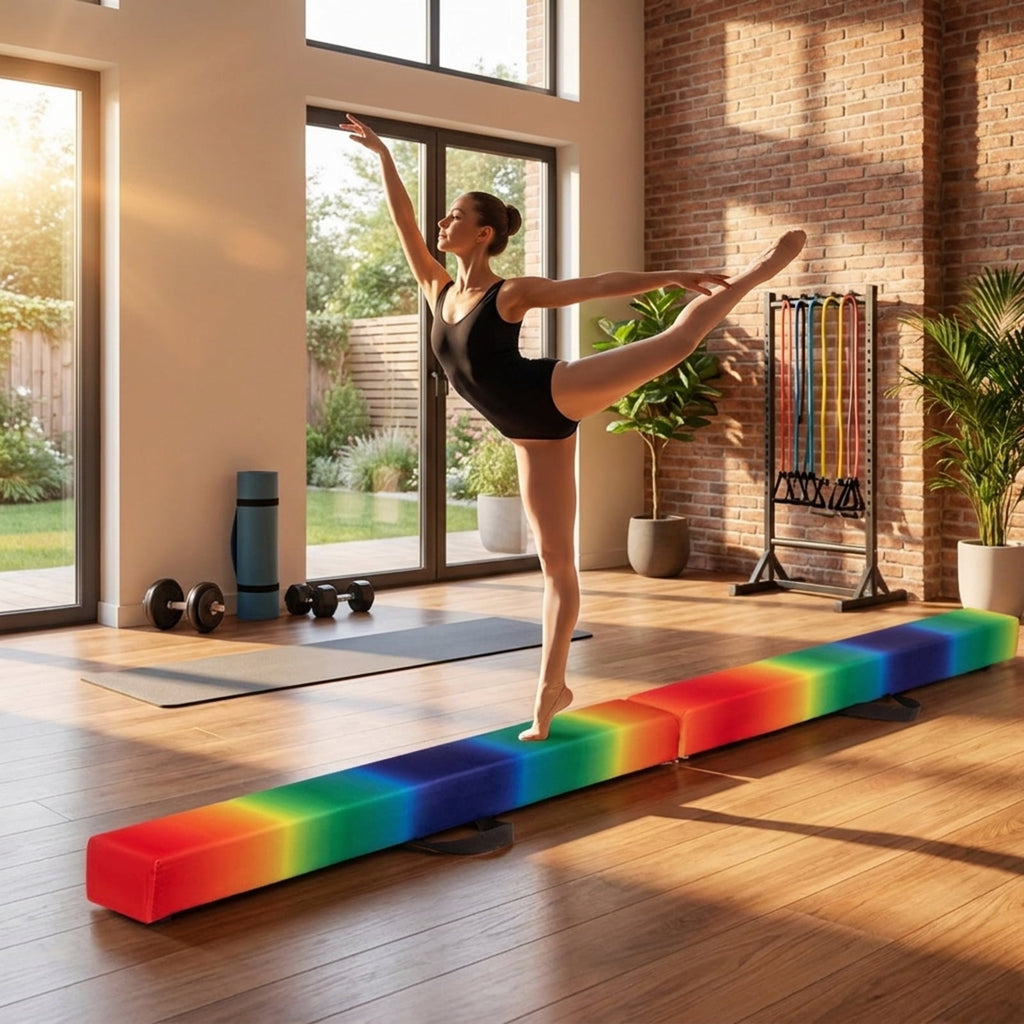 Airfind 6mm Premium Yoga Mat with Alignment Lines Non-Slip Texture and Included Carry Strap for Home and Studio Practice
