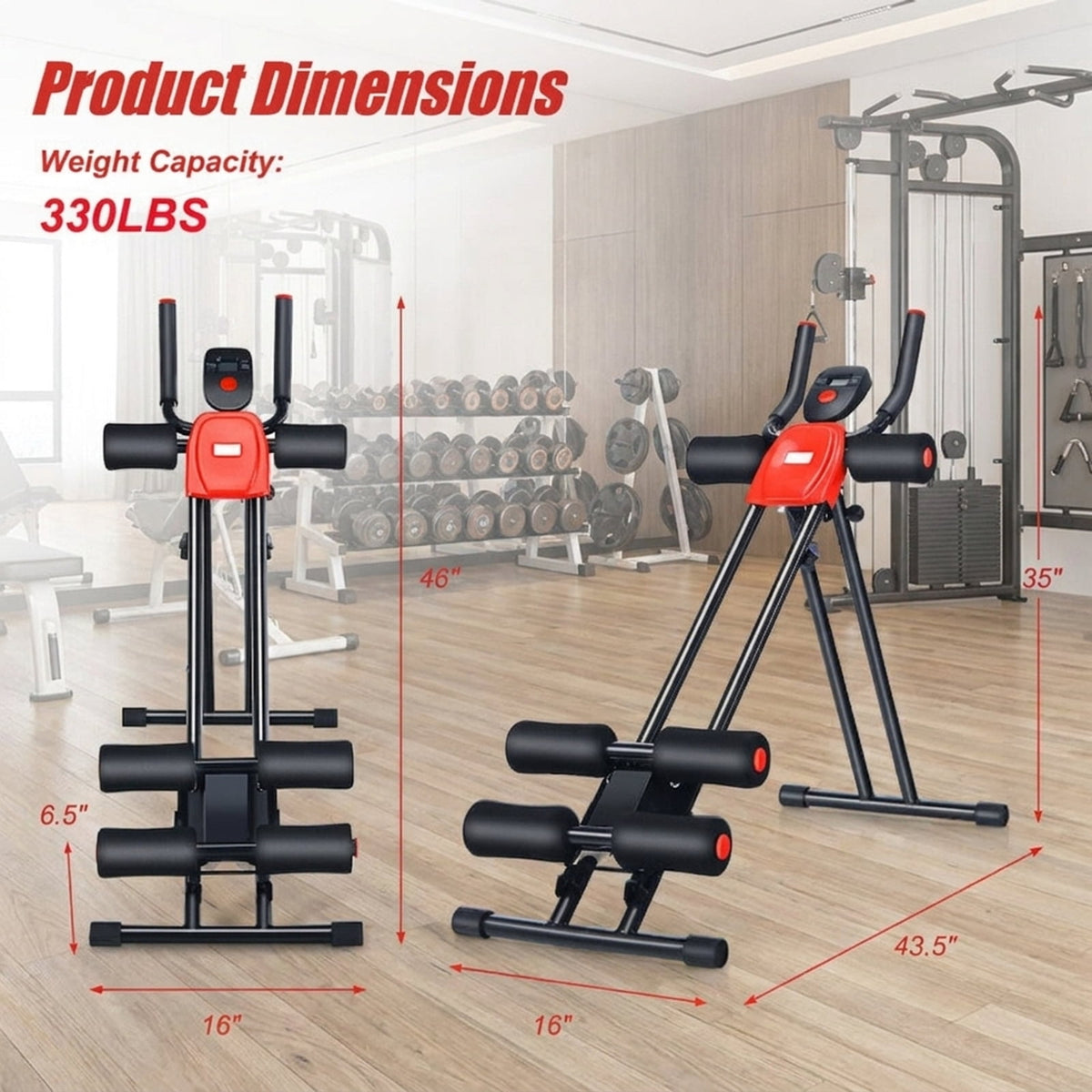 Airfind Heavy-Duty Squat Rack for Home Gym with Adjustable J-Hooks and Pull-Up Bar and Dip Station and Safety Bars on a Steel Frame for Strength Training, Black