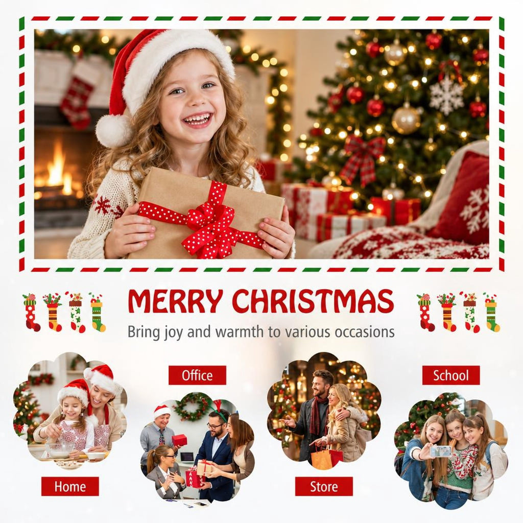 Airfind 6 Feet Pre-Lit Snow Flocked Christmas Tree with Warm White LED Lights-6 ft, White, Diameter of Stand 20/18/16 Inch
