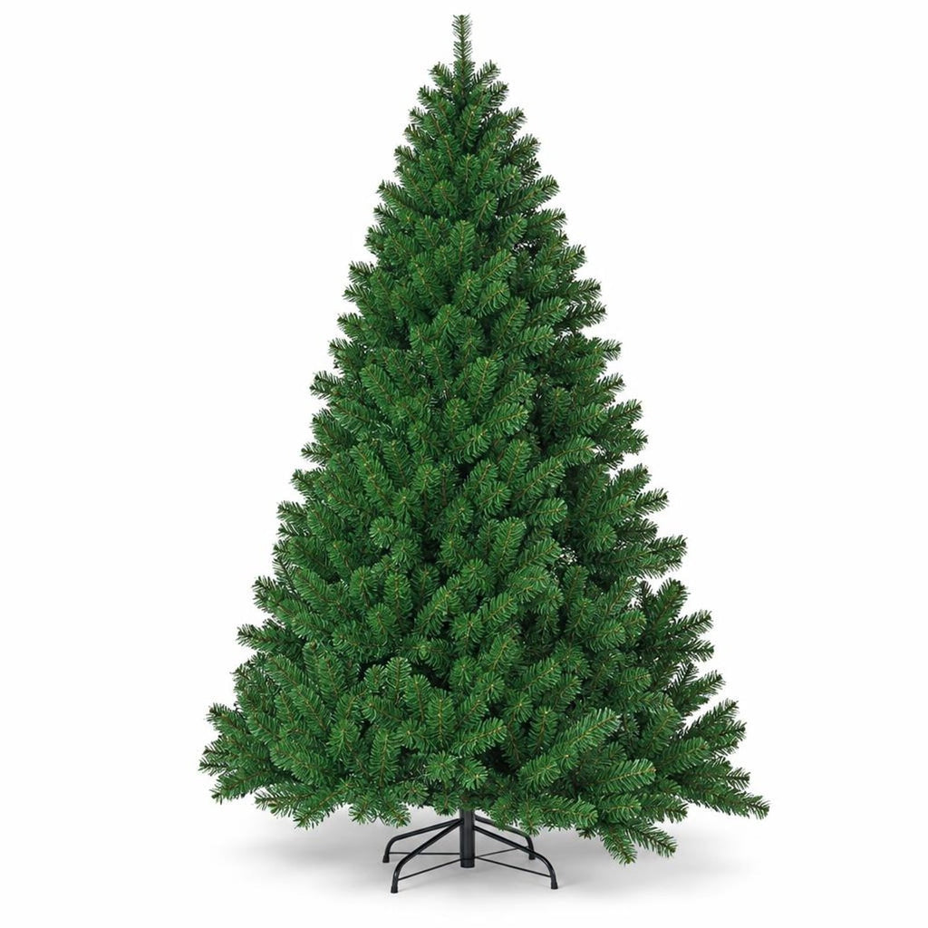 Airfind 9 Feet Pre-Lit PVC Artificial Christmas Tree with 700 LED Lights, PVC Iron Frame, Φ 5.2ft x 9ft H Footprint, Green