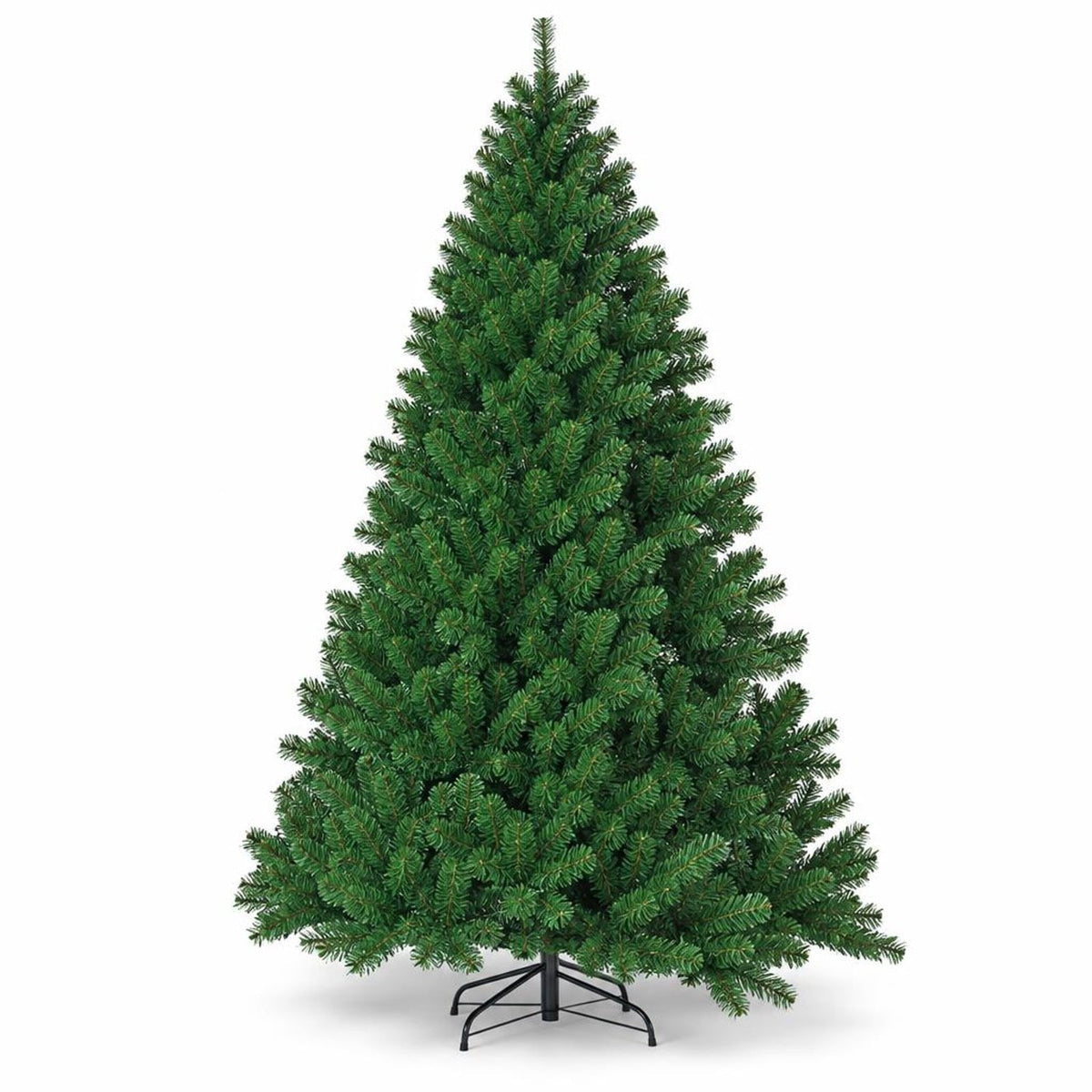 Airfind 9 Feet Pre-Lit PVC Artificial Christmas Tree with 700 LED Lights, PVC Iron Frame, Φ 5.2ft x 9ft H Footprint, Green