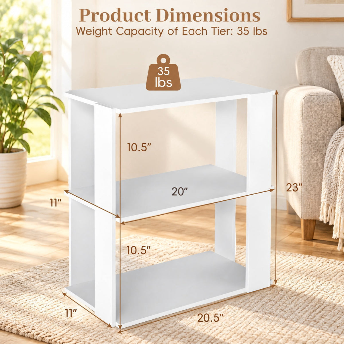 Airfind 3, Tier Shoe Rack Modern Shoe Organizer with Stackable Design, White, Add more units to create a customized storage solution that grows