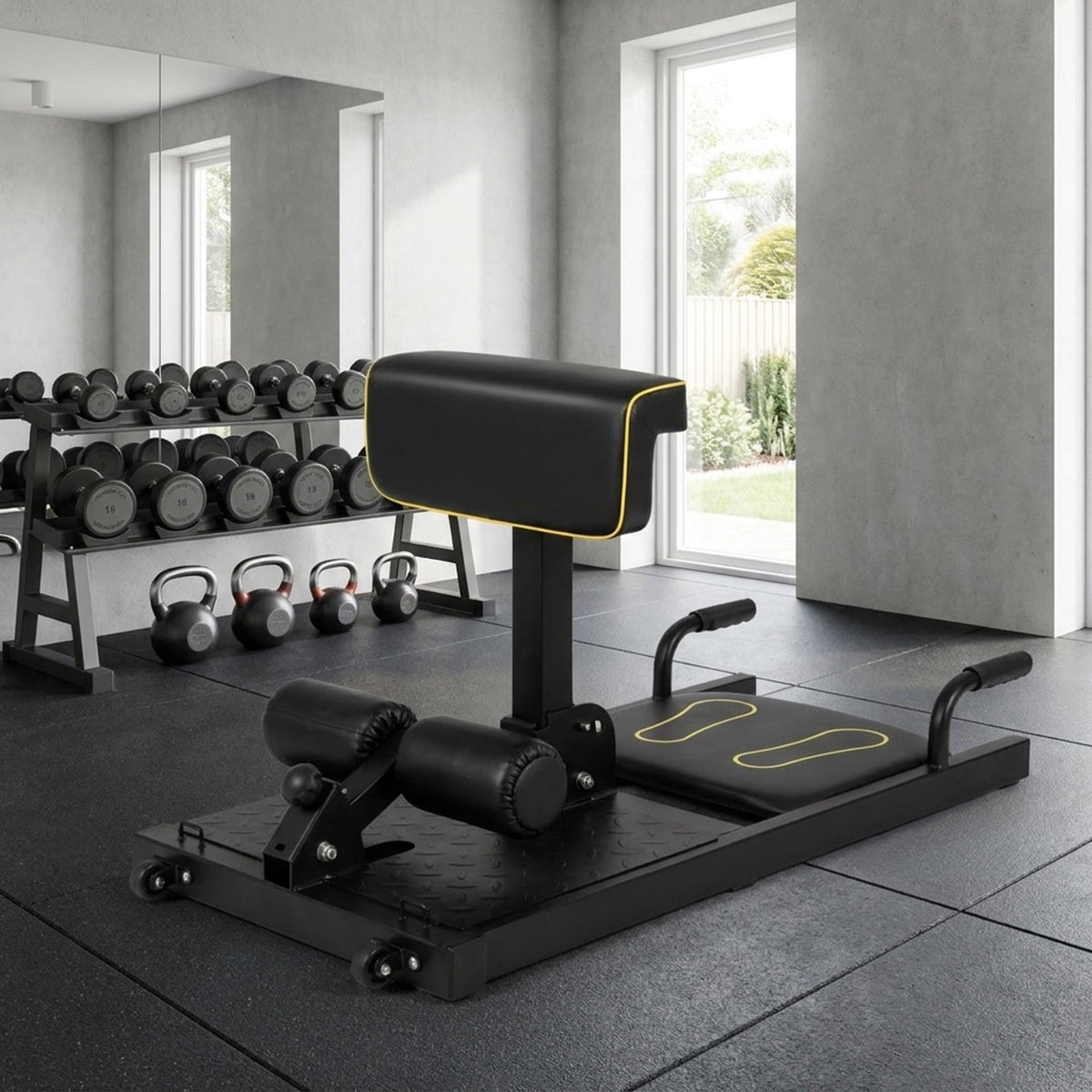 Airfind 8-in-1 Multifunction Squat Home Gym Station, Black