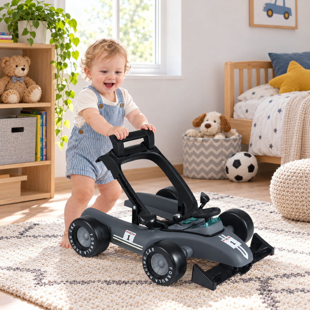 Airfind 4-in-1 Foldable Activity Push Walker with Adjustable Height, 25 lbs Capacity, PP polyester sponge Frame, 29 x 24 x 20/21/22 Footprint