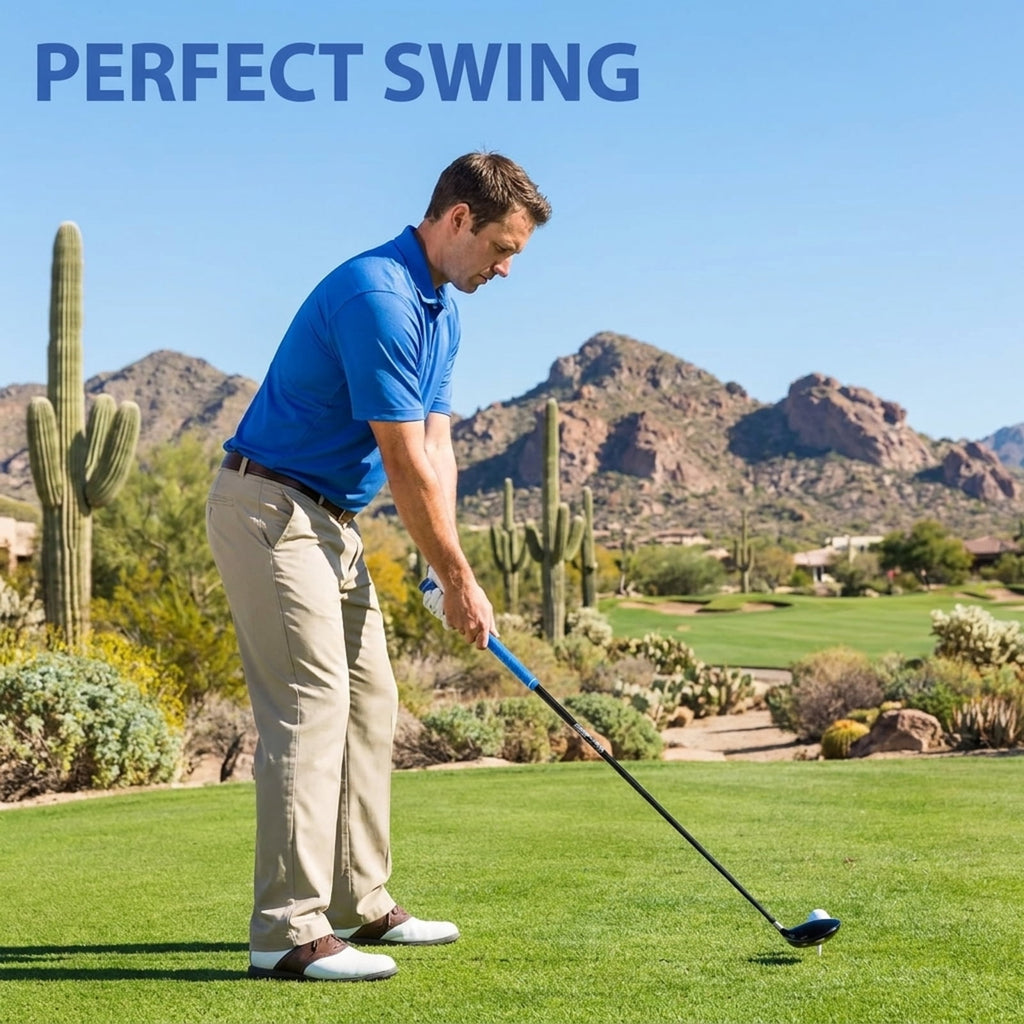 Airfind Foldable Golf Hitting Mat with Chipping Net, 3 Practice Balls, Anti-Slip Rubber Base and Portable Storage, Blue