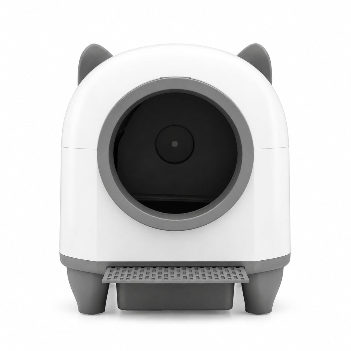 Airfind Self-Cleaning Litter Box for Multi-Cat Senior Cats Home, PP POM Frame, 22 x 20 x 23.5 (L x W x H) Drum Footprint, White