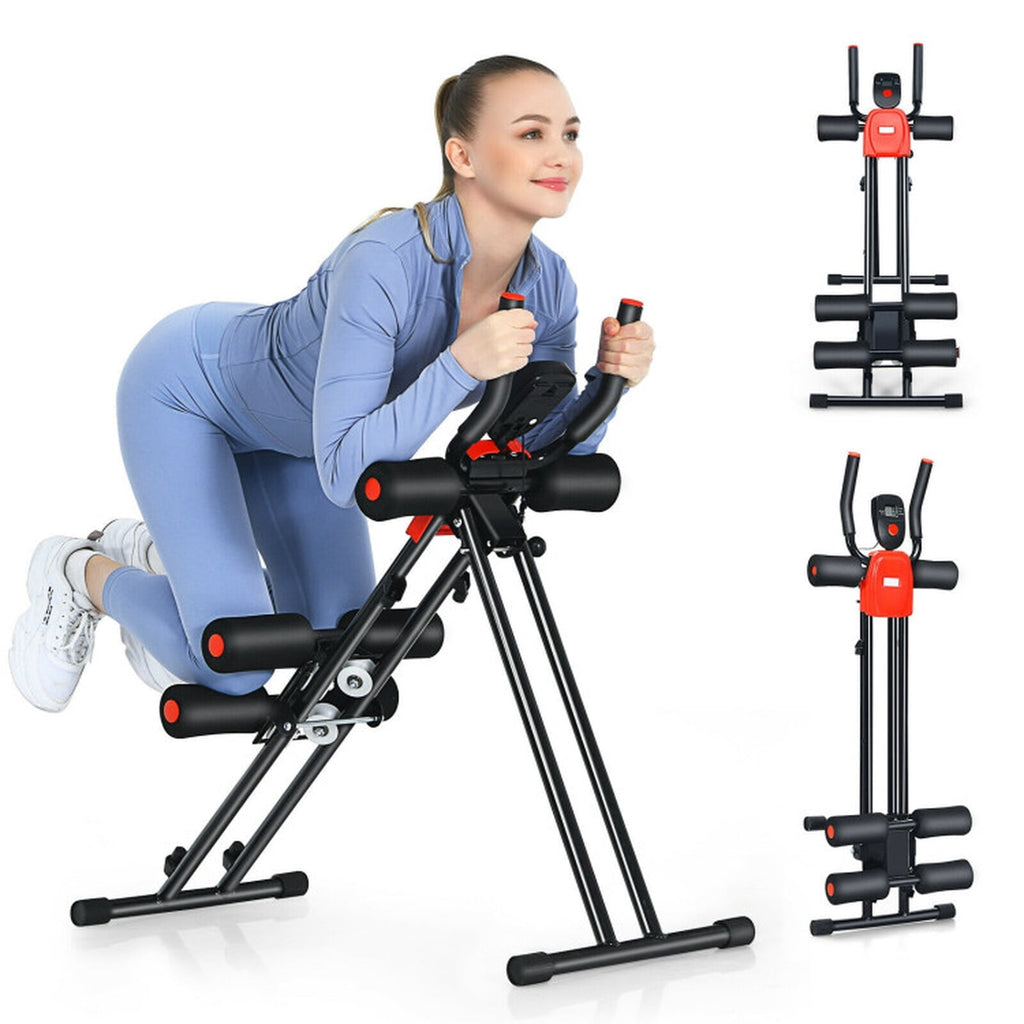 Airfind Heavy-Duty Squat Rack for Home Gym with Adjustable J-Hooks and Pull-Up Bar and Dip Station and Safety Bars on a Steel Frame for Strength Training, Black
