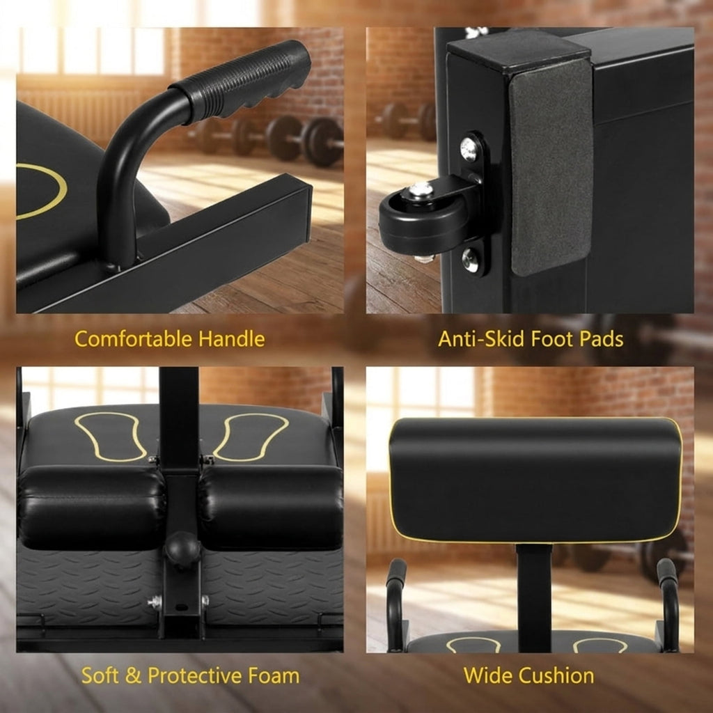 Airfind 8-in-1 Multifunction Squat Home Gym Station, Black