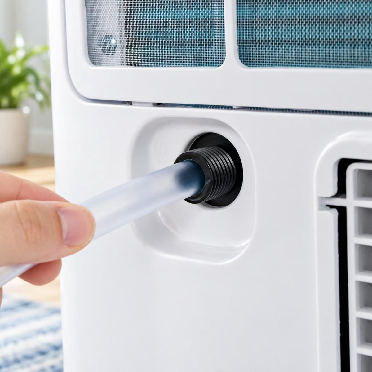 Airfind 3-in-1 9000 BTU Air Conditioner with Dehumidifier and 24H Timer, ABS Frame, White, 50dB low noise and sleep mode and no bothering