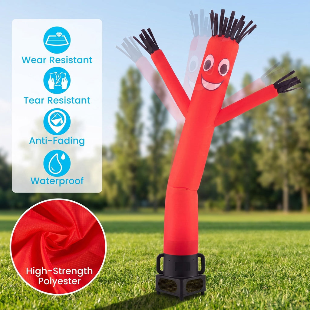 Airfind 7 FT Inflatable Tube Man with Blower for Outdoor Business Promotion Store, PP Aluminum Polyester Fabric Overall Height 7 ft Blower Frame