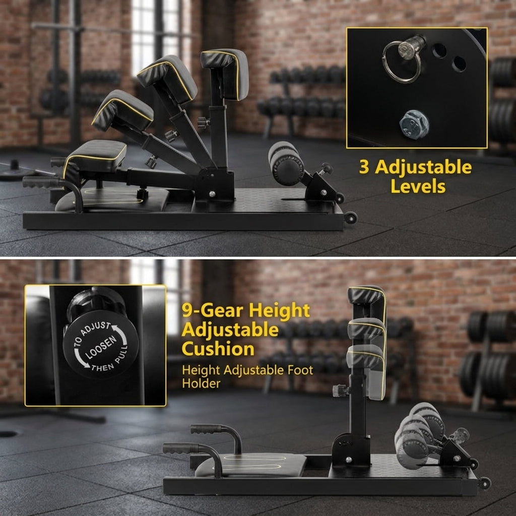 Airfind 8-in-1 Multifunction Squat Home Gym Station, Black