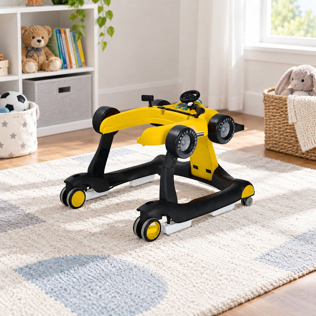 Airfind 4-in-1 Foldable Activity Push Walker with Adjustable Height, 25 lbs Capacity, PP polyester sponge Frame, 29 x 24 x 20/21/22 Footprint