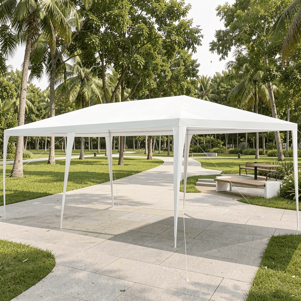 Airfind 10ft x 20ft Canopy Tent with 4 Sidewalls and Carry Bag, White
