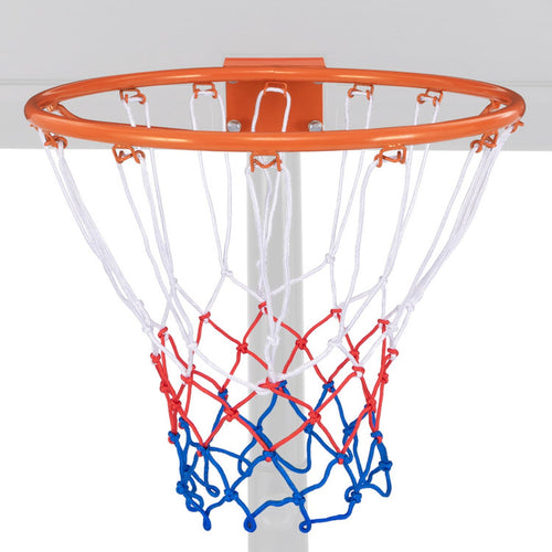 Airfind 15 Inch Replacement Basketball Rim with All-Weather Net and Heavy-Duty Powder-Coated Steel Frame for Youth Backboard Hoop Repair and Basketball Goal Restoration, Orange