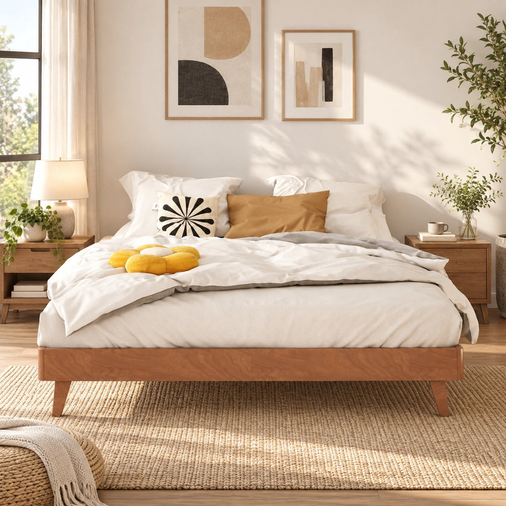 Airfind Floating Nightstand with 2 Storage Drawers Wall Mounted for Bedroom, 11 lbs Capacity, Engineered Wood Frame, 16.5in x 12in x 11.5in Footprint