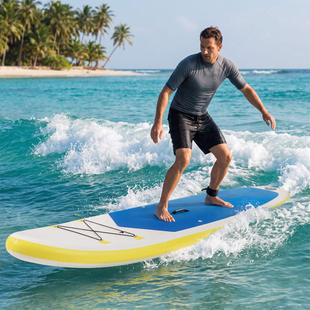 Airfind 11 Feet Premium Inflatable Stand Up Paddle Board with Adjustable Paddle Pump and Backpack for Youth and Adults, Multicolor