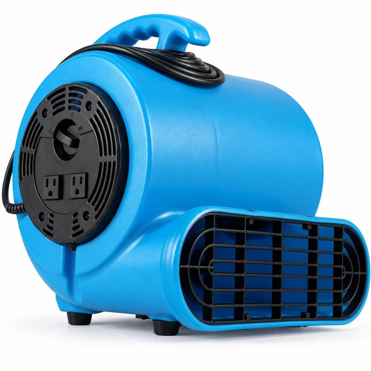 Airfind 1/3 HP Air Mover 3-Speed 1000 CFM Commercial Blower Fan, Polypropylene Frame, 12.2 x 11 x 13 Length of Footprint, Blue