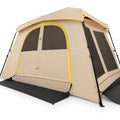 Airfind 10 Person Instant Cabin Camping Tent with Rainfly 13 ft x 9 ft Portable Large Family Tent, Coffee