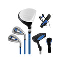 Airfind Womens Complete Golf Club Set with 10 Pieces Including an Alloy Driver and Carbon Fiber Shaft Plus Headcovers and a Lightweight Stand Bag as a Full Golf Set, Blue