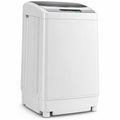 Airfind 12 lbs Full-automatic Washing Machine with 10 Wash Programs, PP plastic; Metal motor: Aluminum Inner tube: Stainless steel Frame