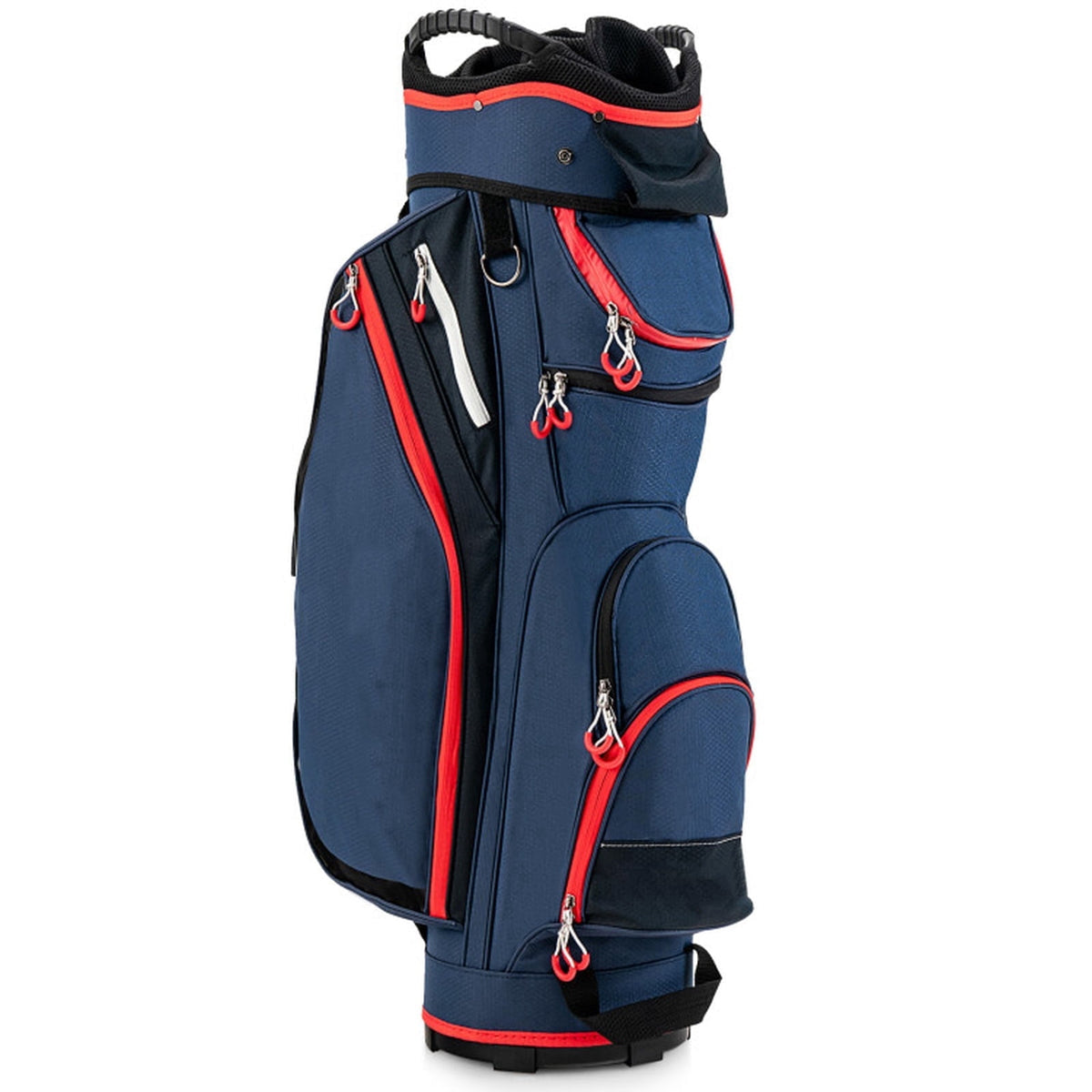 Airfind 14-Way Golf Cart Bag with Insulated Cooler Pocket and 10 Storage Pockets for Sports Equipment and Cold Drinks, Navy