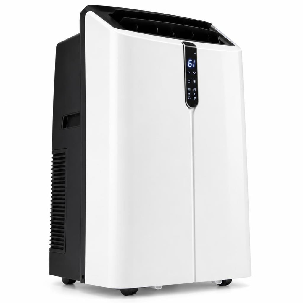 Airfind 14000 BTU Smart Portable AC with APP Voice Control 47 Db for Rooms 750 Sq. Ft, Abs, 17.5 Inch X 14 Inch X 29 Inch Cooling, Black