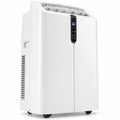 Airfind 14000 BTU Smart Portable AC with APP Voice Control 47 Db for Rooms 750 Sq. Ft, Abs, 17.5 Inch X 14 Inch X 29 Inch Cooling, White