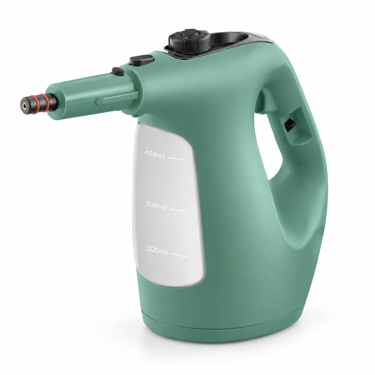 Airfind 1400W Handheld Steam Cleaner with 14-Piece Accessory Kit and Child Lock, PP Frame, 13 x 5 x 9.5 Footprint, Green