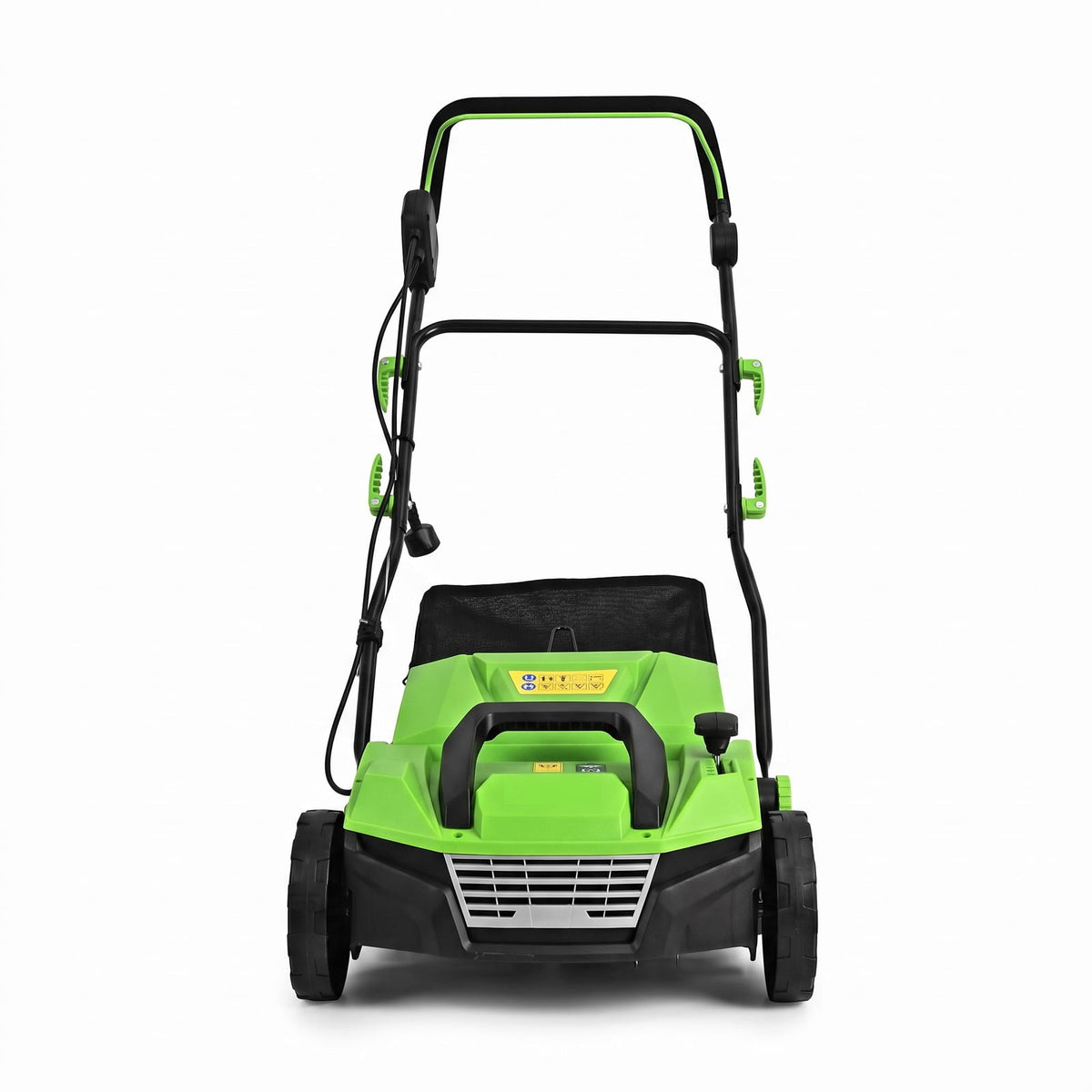 Airfind 15 Inch 13 Amp Electric Scarifier with Collection Bag and Removable Blades, PP steel Frame, Green