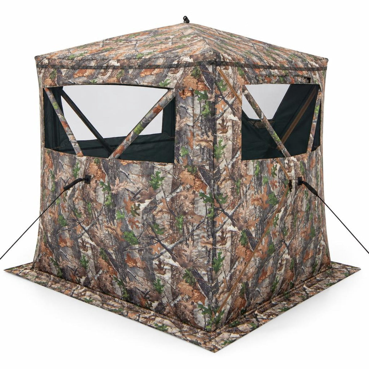 Airfind 2, 3 Person Hunting Blind Portable Pop Up Ground Tent with Carry Bag and Storage Pocket, Setup without tools and take down in seconds