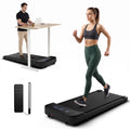 Airfind 2.5 HP Under Desk Treadmill with Remote Control and 3 Countdown Modes for Home Office Walking Pad Jogging, Black
