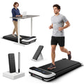 Airfind 2.5 HP Under Desk Treadmill with Remote Control and 3 Countdown Modes for Home Office Walking Pad Jogging, White