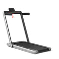 Airfind 2-in-1 Walk-to-Run Folding Treadmill Walking Treadmill for Home with Cushioned Deck Supports 265 lbs Compact Under Desk Design, Silver